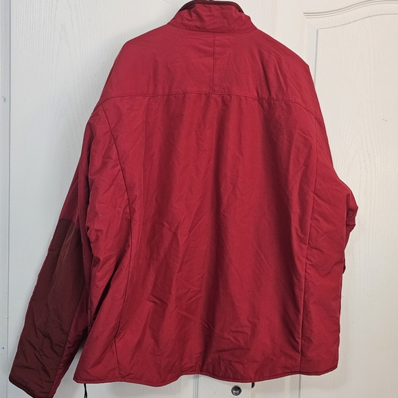 Chaps Jacket Coat Nylon Windbreaker Fleece Lined XXL Red - Picture 6 of 7